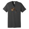 Unisex Jersey Short Sleeve V Neck Tee Thumbnail