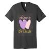 Unisex Jersey Short Sleeve V Neck Tee Thumbnail