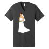 Unisex Jersey Short Sleeve V Neck Tee Thumbnail