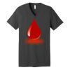 Unisex Jersey Short Sleeve V Neck Tee Thumbnail
