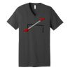 Unisex Jersey Short Sleeve V Neck Tee Thumbnail
