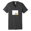 Unisex Jersey Short Sleeve V Neck Tee Thumbnail