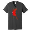 Unisex Jersey Short Sleeve V Neck Tee Thumbnail