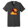 Unisex Jersey Short Sleeve V Neck Tee Thumbnail