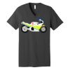 Unisex Jersey Short Sleeve V Neck Tee Thumbnail