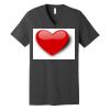 Unisex Jersey Short Sleeve V Neck Tee Thumbnail