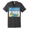 Unisex Jersey Short Sleeve V Neck Tee Thumbnail