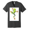 Unisex Jersey Short Sleeve V Neck Tee Thumbnail