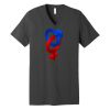 Unisex Jersey Short Sleeve V Neck Tee Thumbnail