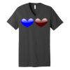 Unisex Jersey Short Sleeve V Neck Tee Thumbnail