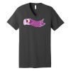 Unisex Jersey Short Sleeve V Neck Tee Thumbnail