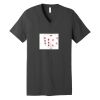 Unisex Jersey Short Sleeve V Neck Tee Thumbnail