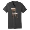 Unisex Jersey Short Sleeve V Neck Tee Thumbnail