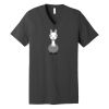 Unisex Jersey Short Sleeve V Neck Tee Thumbnail